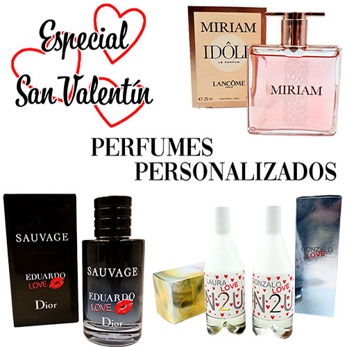 Perfumes personalizados para enamorados